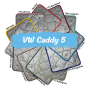 Preview: Thermomatten Premium VW Caddy 5 ab 11/2020 / Tourneo Connect ab 05/2022 - zum Konfigurieren - mit farbigem Einfassband
